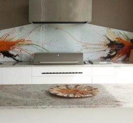 Kitchen glass backsplash | Voodoo Glass | Gold Coast