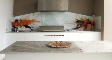 Kitchen glass backsplash | Voodoo Glass | Gold Coast