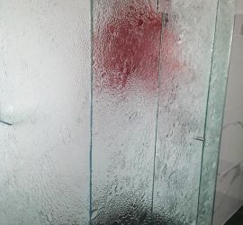 Slumped Glass Shower Doors - Voodoo Glass Brisbane