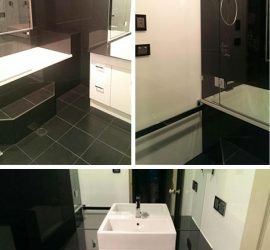 Bathroom Glass Wall Cladding