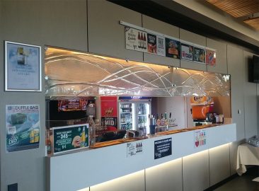 Slumped glass over bar | Voodoo Glass | Brisbane