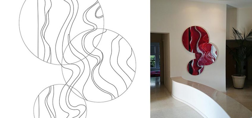 Glass wall art | Glass Xpressions and Voodoo Glass | Brisbane
