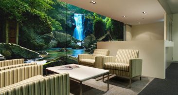 Printed glass wall cladding | Brisbane