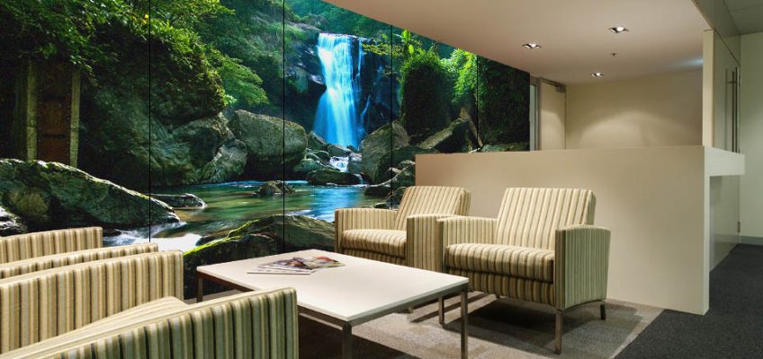 Printed glass wall cladding | Brisbane