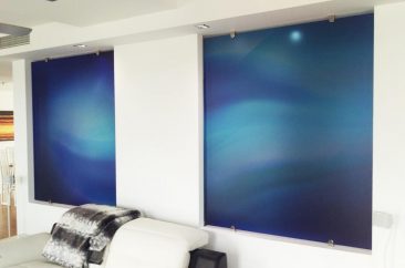 Glass Partitions and Screens - Printed Glass - Voodoo Glass