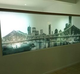 Printed Glass Partition, Story Bridge, Brisbane