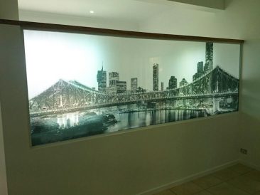 Printed Glass Partition, Story Bridge, Brisbane